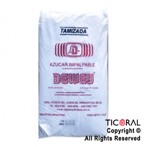 AZUCAR IMPALPABLE ROJA TAMIZADA DEWEY X 1KG x 1